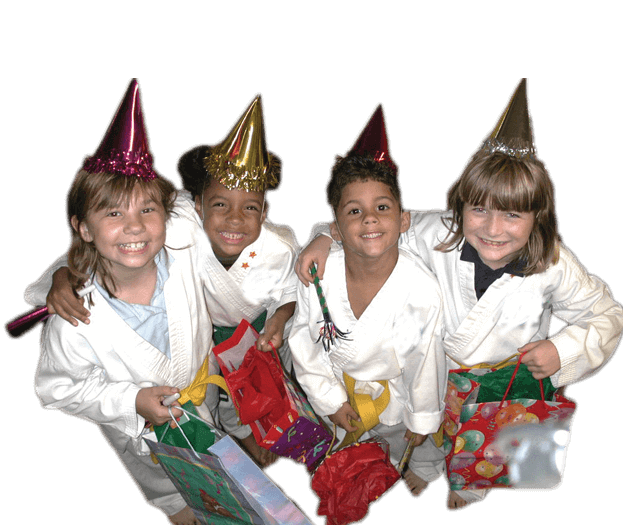 Martial Arts Birthday Party in Lanham MD - Happy Birthday Kids Party Footer Banner