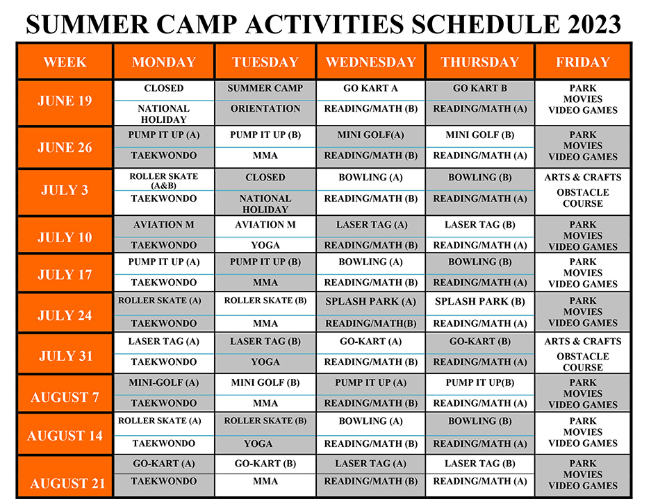 Summer Camp | Martial Arts Summer Camp in **city name**